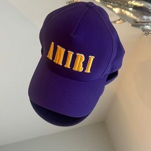 Amiri hat purple and yellow